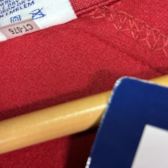 Champion Track Jacket Big & Tall Athletic Red Mens L Tall Athletic NWT Retro Y2K - Picture 13 of 14